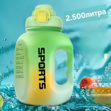 Бутылка SPORTS 734843 2500 мл зеленый