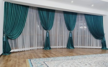 Тюль SHAHANE 700x280 см 5 шт, полиэстер, велюр, белый