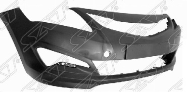 SAT бампер ST-HNS1-000-A0 для Hyundai Accent, Solaris 2014-2017