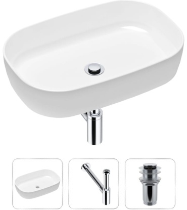 Раковина Lavinia Boho Bathroom Sink 21520059 накладная овальная 54х35.50 см, фарфор