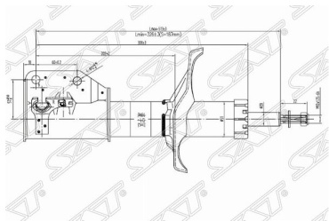 SAT передний ST-B25D-34-700 1 шт