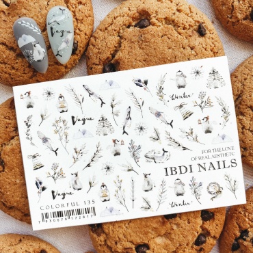 IBDI Nails слайдеры Colorful 135 1 шт
