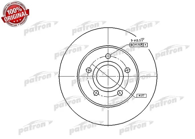 Диски PATRON передние PBD5118