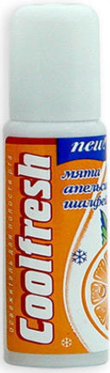 Coolfresh Мята Апельсин Шалфей освежитель полости рта цитрусовый 20 мл