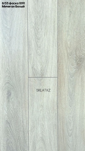 Ламинат VIVA FLOOR Blue Label 1091 Мичиган Белый 33 класс, толщина 8 мм