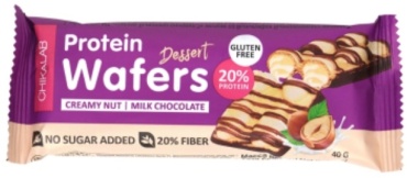 CHIKALAB батончик протеиновый Protein Wafers сливочно-ореховый десерт 1 шт