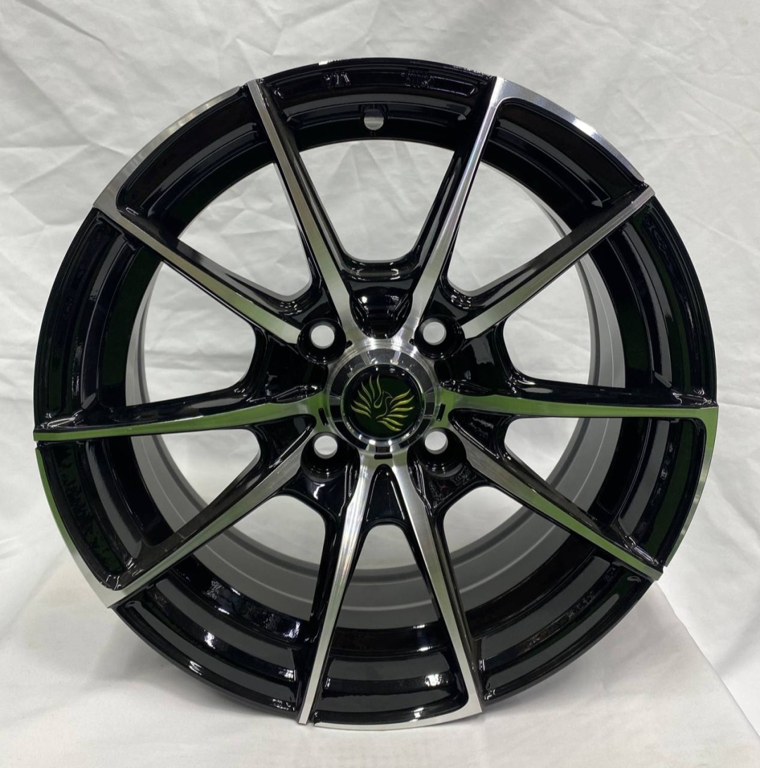 DNS GYJUYI536 6x14/4x100 D67.1 ET33 черный, серебристый