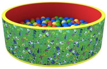 Игровой манеж ROMANA 100x100x33 см, зеленый