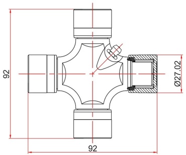 SAT крестовина кардана ST-37125-EB51A