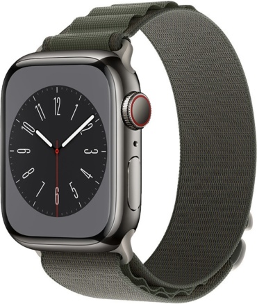 Ремешок Smart для Apple Watch Series 8, Watch Ultra, Watch SE темно-зеленый