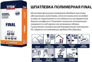 TYTAN Final 10 мешков по 25 кг , полимерная