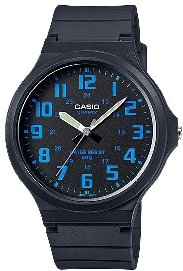 Кварцевые CASIO MW-240-2B пластик