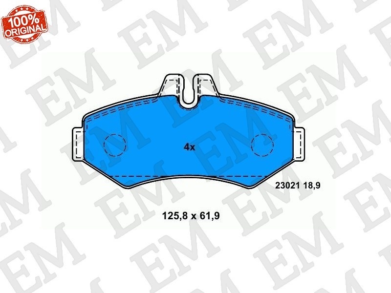 Колодки PATRON PBP1306