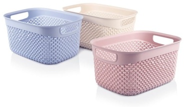Ucsan plastik корзина универсальная 23.5x17.5x12 см, пластик