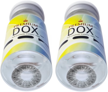 Контактные линзы DOX Mist Black -1.50 кривизна 8.6 на год 2 шт