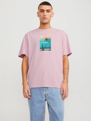 Футболка Jack&Jones розовый