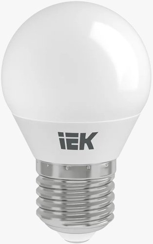 IEK 5W E27, светодиодная, холодный белый