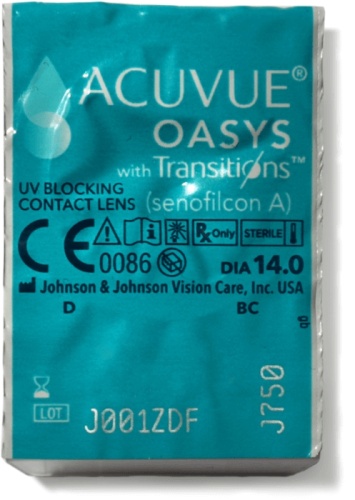 Контактные линзы ACUVUE Oasys +5.50 кривизна 8.4 на две недели 1 шт
