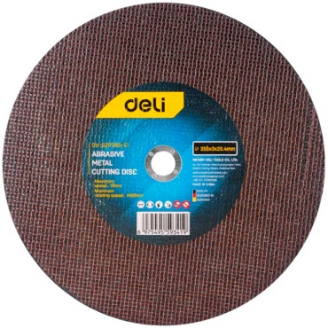 Диск отрезной абразивный 355x25.4х3 мм, DELI EDH-SZP355-E1