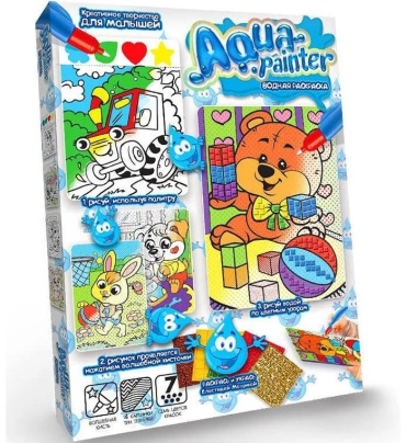Danko Toys Aqua Painter Мишка с игрушками AQP-01-06