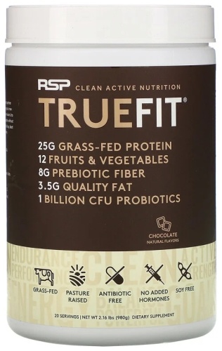 RSP TrueFit Grass-Fed Whey Protein Шоколад 940 г