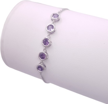 PRESTIGE JEWELRY 04-308-0028-08 длина 18 см, вес 2.25 г серебро, плетение якорное