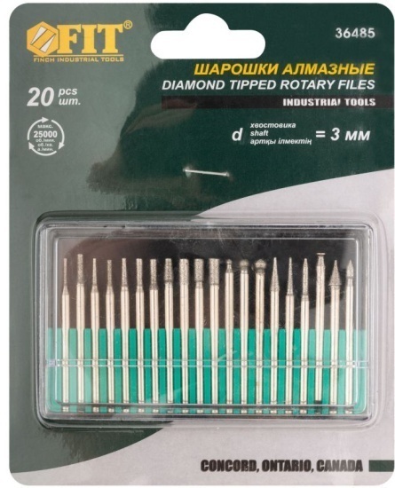Купить FIT набор насадок для гравера, 36485 20 шт в Алматы – Магазин на ...