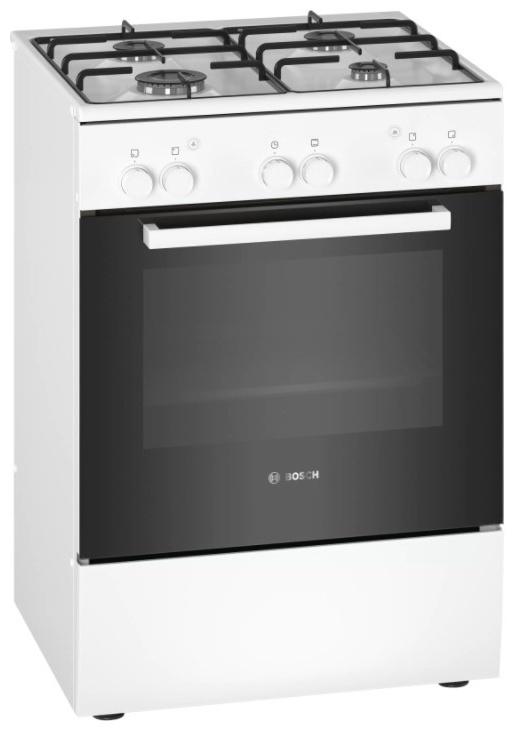 Купить Кухонная плита Bosch HGA110B21Q белый в кредит в Алматы – Kaspi ...