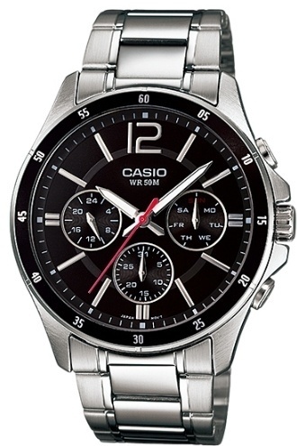 Кварцевые CASIO MTP-1374D-1AVDF нержавеющая сталь