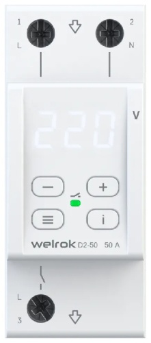 WELROK реле контроля напряжения D2-50