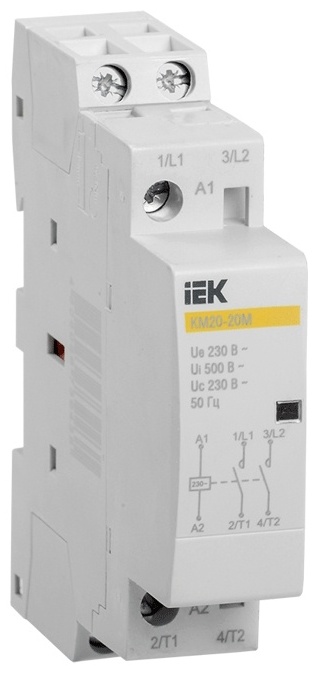 Контактор модульный КМ20-20М AC IEK