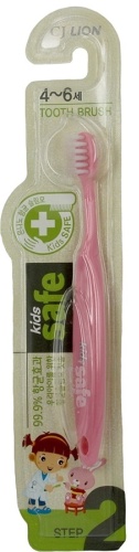 LION Kids Safe Step 2 зубная щетка мягкая 1 шт