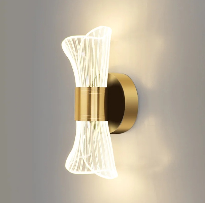 Бра настенный ArsLight LED, золотистый