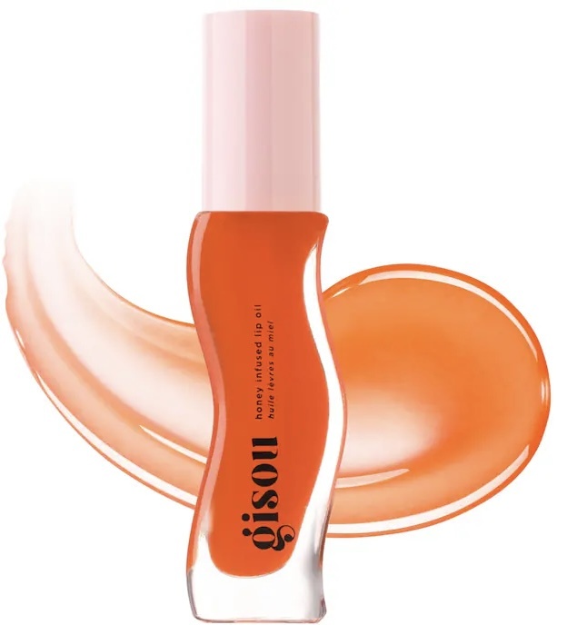 Купить Gisou Honey Infused Hydrating Lip Oil блеск для губ оранжевый ...