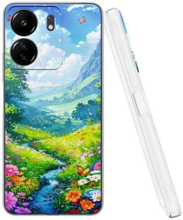 Чехол Mcover для Xiaomi Redmi 13C рисунок