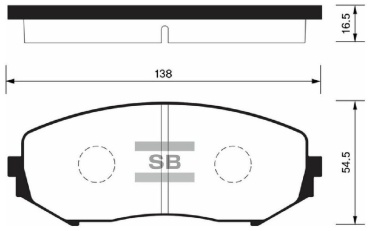 Колодки HI-Q SP1416