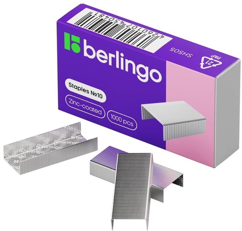 Скобы Berlingo № 10 1000 шт