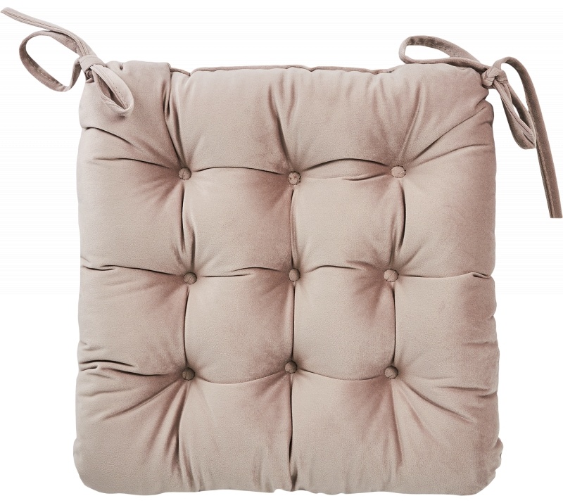 Подушка на стул Linen Way 40x36 см, Fossil 4 Нео-классика