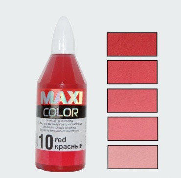 Maxi color концентрат-колер, 10 красный, 40 мл
