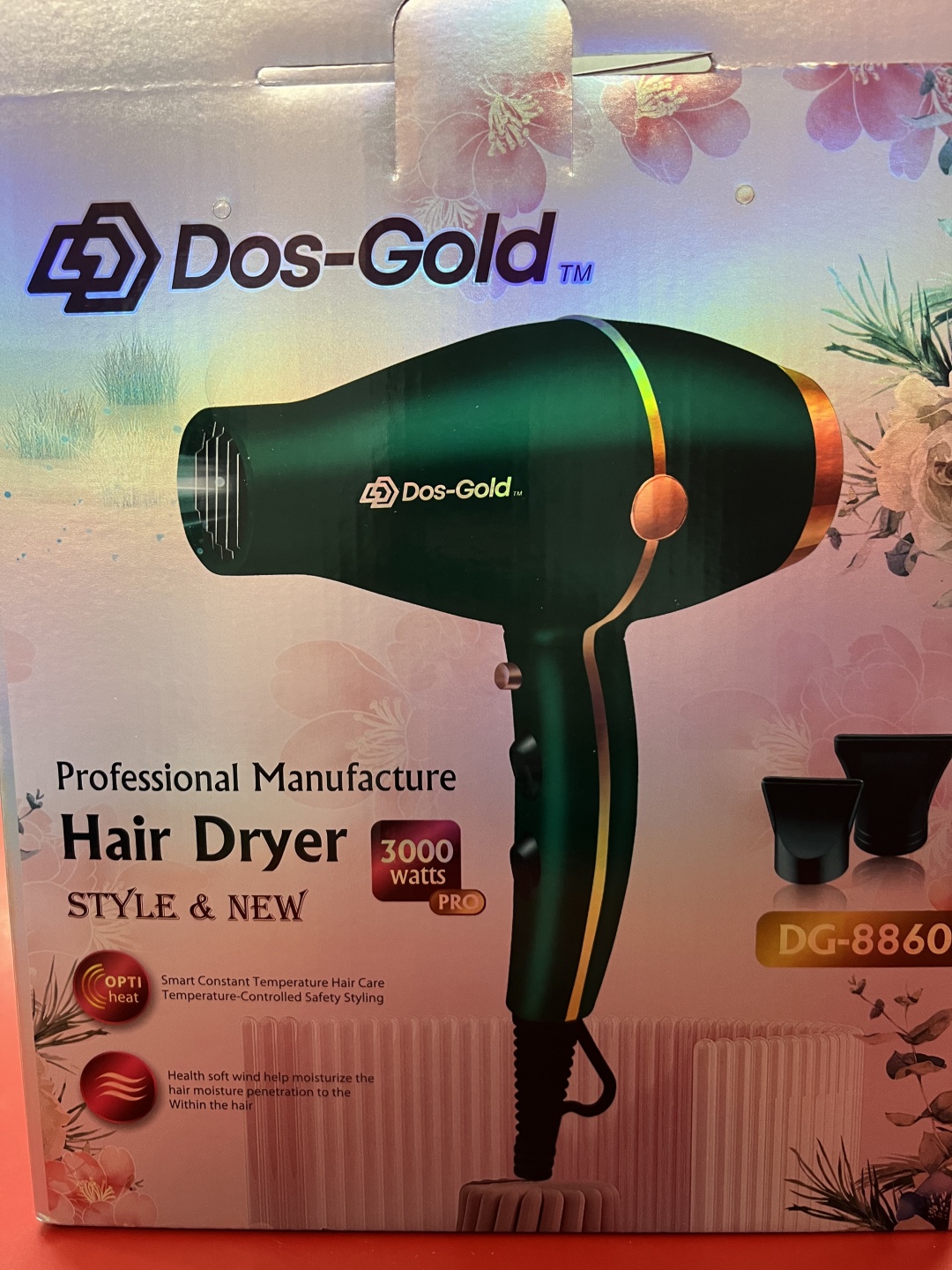 Dos Gold DG-8860 фен зеленый