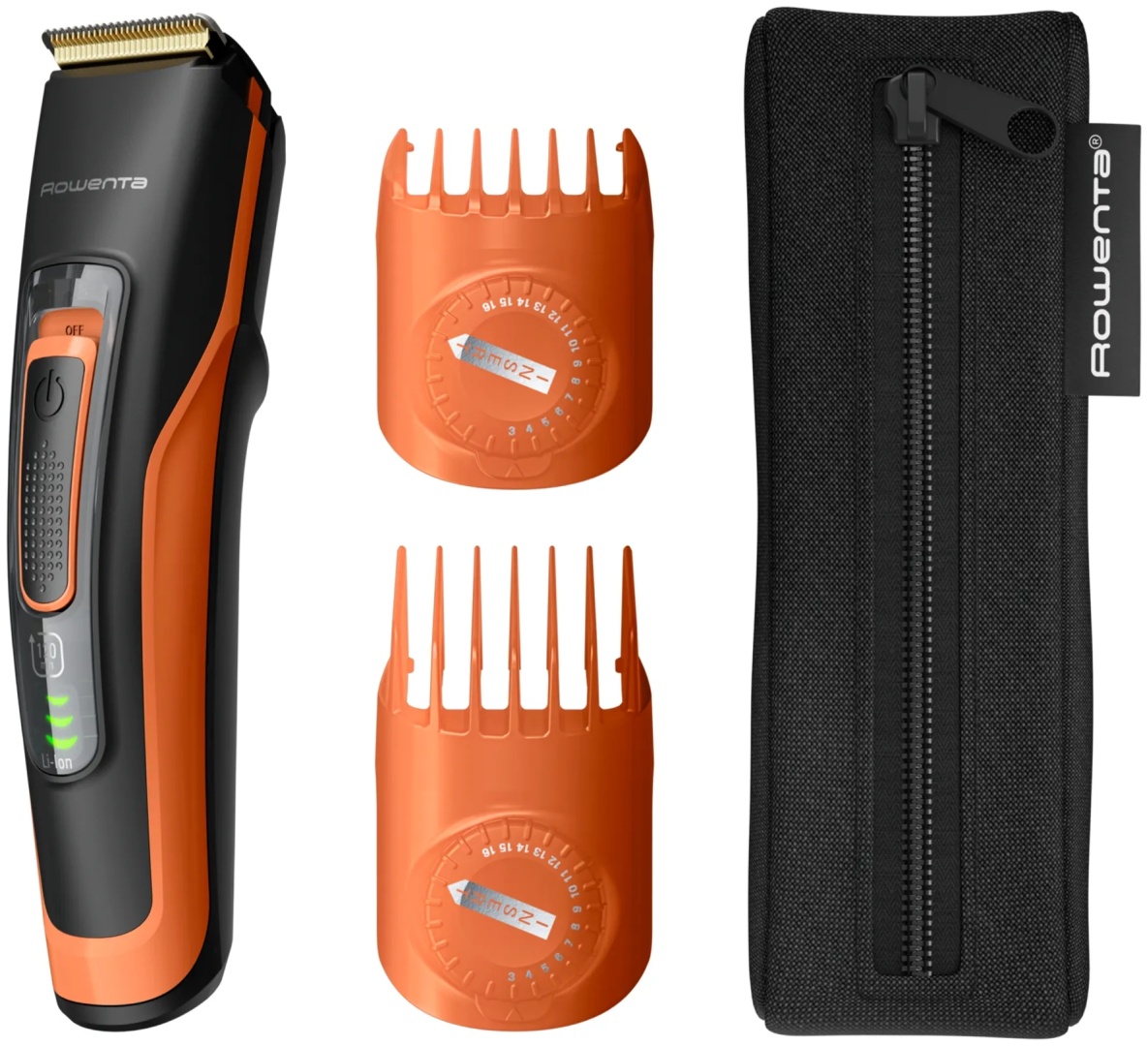 Rowenta машинка для стрижки TN5202F0 черный, оранжевый