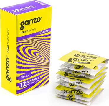 Презервативы GANZO Sense 12 шт