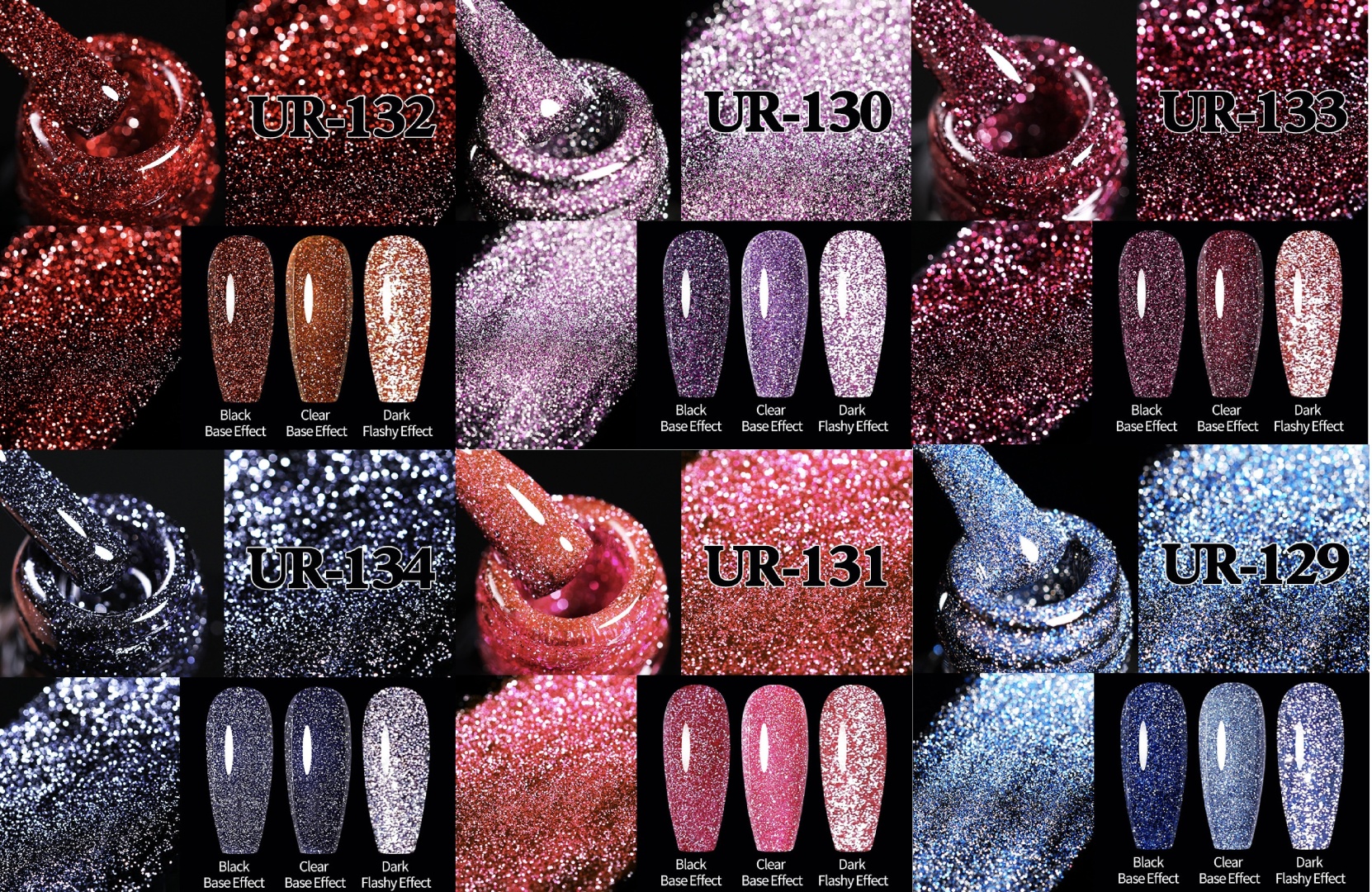 LILYCUTE гель-лак 7689540 UR-129, UR-130, UR-131, UR-132, UR-133, UR-134 глянцевое 7.5 мл
