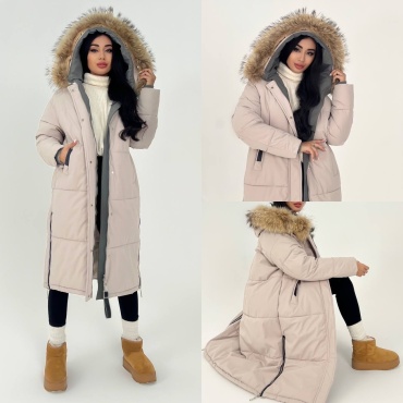 Парка Ayka Exclusive айвори