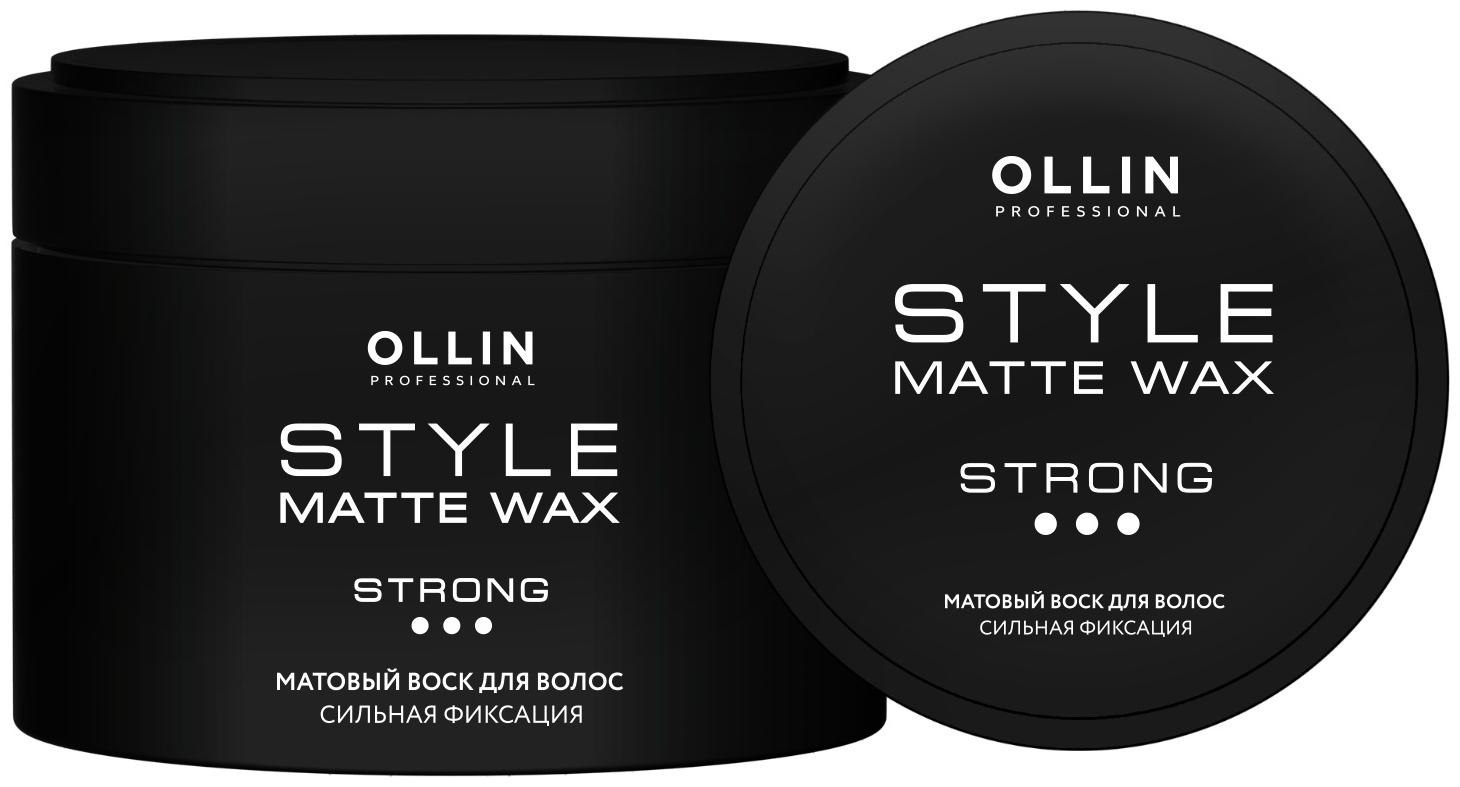 Ollin Professional Style Matte гель-воск сильная фиксация 50 мл