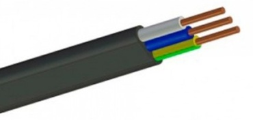 AK CABLE кабель ВВГнг 3x1.5 кв.мм, 1 м