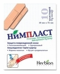 Пластырь Нимпласт 19*72мм 10 шт не стерильно