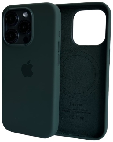 Чехол для Apple iPhone 15 Pro Max темно-зеленый