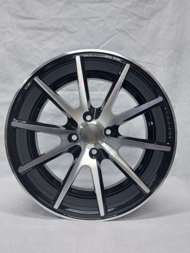 Vossen 4AA007 7x16/4x100 D67.1 ET35 4 диска черный, серебристый