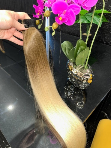 Kukla.hair.kz хвост блонд омбре женский